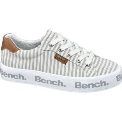 Sneakersy damskie Bench popielate. Szare sneakersy damskie Bench, z gumy. Za 99,90 zł.