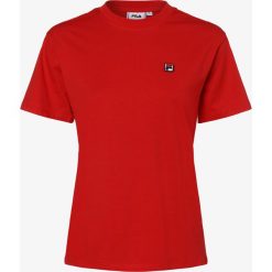 FILA - T-shirt damski, czerwony. Czerwone t-shirty damskie Fila, xs, bez wzorów, bez kołnierzyka. Za 89,95 zł.