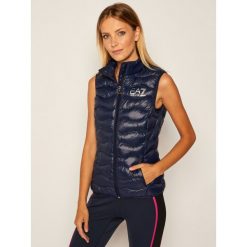 Kamizelka EA7 Emporio Armani 8NTQ08 TN12Z 1554. Niebieskie kamizelki damskie EA7 Emporio Armani, xl, bez wzorów, bez kaptura. Za 649,00 zł.