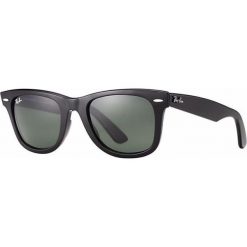 Okulary przeciwsłoneczne "RB2140F" w kolorze czarnym. Czarne okulary przeciwsłoneczne męskie marki Balenciaga, Prada, Tom Ford, z tworzywa sztucznego. W wyprzedaży za 469,95 zł.
