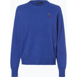 Polo Ralph Lauren - Sweter damski, niebieski. Niebieskie swetry damskie Polo Ralph Lauren, m, bez wzorów, z wełny, bez rękawów, bez kaptura. Za 799,95 zł.