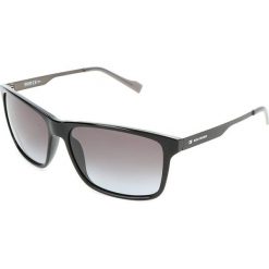 Męskie okulary przeciwsłoneczne w kolorze czarno-brązowym. Pomarańczowe okulary przeciwsłoneczne męskie marki Hugo Boss Sunglasses, z tworzywa sztucznego, wakacyjne. W wyprzedaży za 193,95 zł.