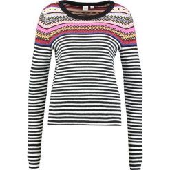 Swetry klasyczne damskie: GAP CREW NECK PLACED STRIPE FAIRISLE Sweter crazy fairisle