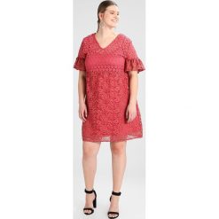 Sukienki hiszpanki: Lost Ink Plus SMOCK DRESS IN MIXED Sukienka koktajlowa pink