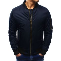 Kurtki męskie bomber: Kurtka męska bomber jacket granatowa (tx1929)
