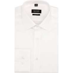 Koszula versone 2517 długi rękaw slim fit biały. Białe koszule męskie Recman, m, bez wzorów, bez kołnierzyka, z długim rękawem. Za 149,00 zł.