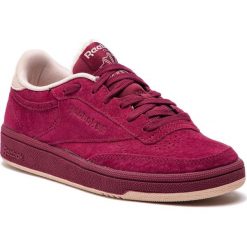 Buty Reebok - Club C 85 CN4052 Rustic Wine/Bare Beige. Czerwone półbuty damskie Reebok, bez wzorów, ze skóry, bez obcasa, na płaskiej podeszwie, bez zapięcia. W wyprzedaży za 279,00 zł.