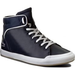 Sneakersy LACOSTE - Lancelle Hi Top 316 1 SPW 7-32SPW0166003 Nvy. Niebieskie półbuty damskie Lacoste, ze skóry. W wyprzedaży za 259,00 zł.