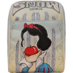 Plecaki damskie: Plecak „Snow White” z kolorowym wzorem – 32 x 25 x 13 cm