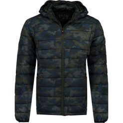 Kurtka przejściowa "Amilite" w kolorze granatowo-antracytowym. Szare płaszcze męskie Geographical Norway Men, xxl, z aplikacjami, bez kaptura. W wyprzedaży za 209,95 zł.