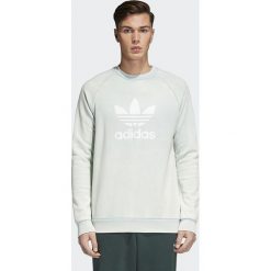 Bluza adidas Trefoil Crew (CV8645). Szare bluzy męskie marki Adidas, m, z bawełny. Za 112,50 zł.