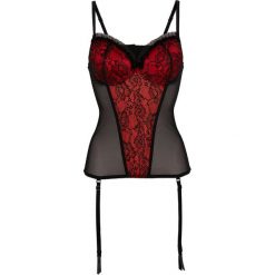 Body i gorsety: Gorset bonprix czarno-czerwony