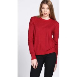 Czerwony Sweter Demanding. Czerwone bez kategorii Born2be, s, z dzianiny, z okrągłym kołnierzem. Za 44,99 zł.