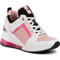 Sneakersy MICHAEL MICHAEL KORS - Georgie Trainer Extreme 43S0GEFS6D Smokey Rose. Białe półbuty damskie MICHAEL Michael Kors, na co dzień, bez wzorów, ze skóry ekologicznej, bez obcasa, na koturnie, bez zapięcia. Za 829,00 zł.