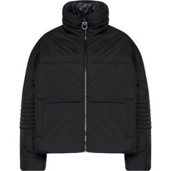 Kurtka puchowa Pinko Fiore Al 20-21 BLK01 1G1543 Y6BP. Fioletowe kurtki damskie Pinko, bez wzorów, z puchu, bez kaptura. Za 1299,00 zł.