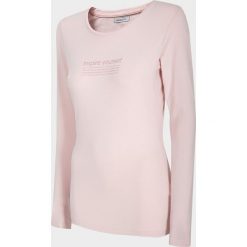 Longsleeve damski TSDL602 - jasny róż - Outhorn. Różowe koszulki damskie Outhorn, z dzianiny. W wyprzedaży za 29,99 zł.