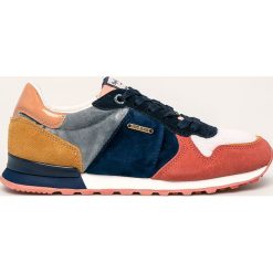 Pepe Jeans - Buty Verona W Velvet. Różowe buty sportowe damskie Pepe Jeans, bez wzorów, z jeansu, sportowe. W wyprzedaży za 249,90 zł.