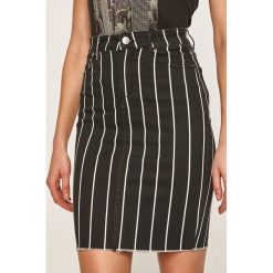 Only - Spódnica. Czarne spódniczki damskie ONLY, na co dzień, s, bez wzorów, z elastanu, casualowe, z podwyższonym stanem, midi, ołówkowe. Za 129,90 zł.