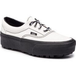 Tenisówki VANS - Era Lug Platform VN0A3WLTVPU1 (90s Retro) Cloud Dancer. Białe półbuty damskie Vans, bez wzorów, z gumy, bez zapięcia. W wyprzedaży za 269,00 zł.