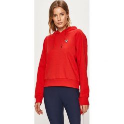 Fila - Bluza. Czerwone bluzy damskie Fila, s, bez wzorów, z bawełny, bez rękawów, z kapturem. W wyprzedaży za 239,90 zł.