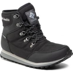 Śniegowce COLUMBIA - Wheatleigh Shorty BL0842 Black/Columbia Grey 010. Czarne kozaki damskie Columbia, ze skóry ekologicznej, bez zapięcia. Za 499,00 zł.