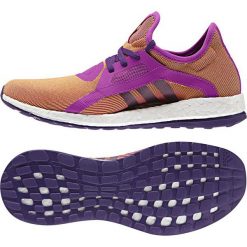 Buty sportowe damskie: Adidas Buty damskie PureBoost X pomarańczowo-fioletowe r. 40 2/3 (AQ6012)