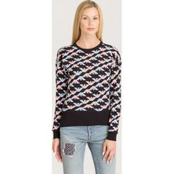 SWETER EMPORIO ARMANI. Czarne swetry damskie Emporio Armani, bez wzorów, z materiału, bez rękawów, bez kaptura. Za 785,40 zł.