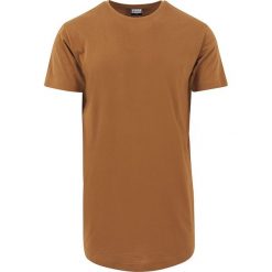 T-shirty męskie z nadrukiem: Urban Classics Shaped Long Tee T-Shirt czerwono-brązowy