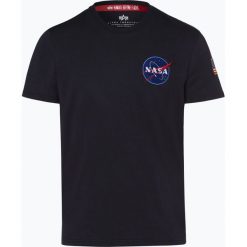Alpha Industries - T-shirt męski, niebieski. Niebieskie t-shirty męskie s, z nadrukiem. Za 149,95 zł.