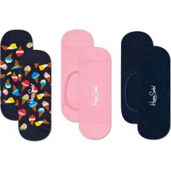 Happy Socks - Skarpetki Ice Cream (3-pak). Niebieskie skarpetki damskie marki Happy Socks. Za 69,90 zł.