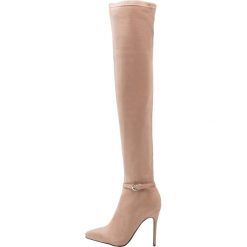 Buty zimowe damskie: Public Desire WEST Kozaki na obcasie blush pink