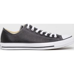 Converse - Tenisówki Chuck Taylor All Star. Czarne trampki męskie Converse, bez wzorów, ze skóry, retro, bez zapięcia. Za 379,90 zł.