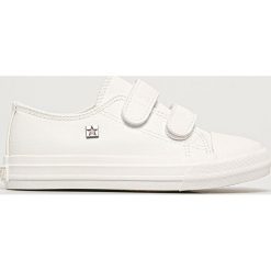 Big Star - Tenisówki dziecięce. Białe trampki dziewczęce BIG STAR, bez wzorów, z gumy, bez zapięcia. Za 129,90 zł.