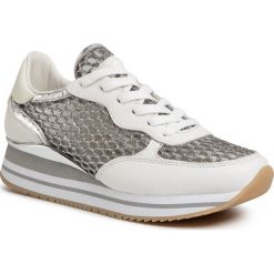 Sneakersy CRIME LONDON - Dynamic 25807PP2.10 White. Szare półbuty damskie Crime London, na co dzień, bez wzorów, ze skóry ekologicznej, bez obcasa, na płaskiej podeszwie, bez zapięcia. Za 799,00 zł.