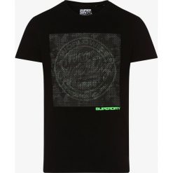 Superdry - T-shirt męski, czarny. Czarne t-shirty męskie Superdry, xl, z nadrukiem. Za 149,95 zł.