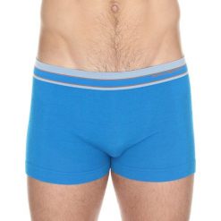 Bokserki męskie: Brubeck Bokserki męskie ACTIVE WOOL niebieskie r. L (BX10870)