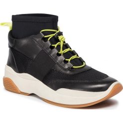 Sneakersy VAGABOND - Lexy 4825-177-95 Black/Neon. Czarne półbuty damskie Vagabond, ze skóry. Za 499,00 zł.