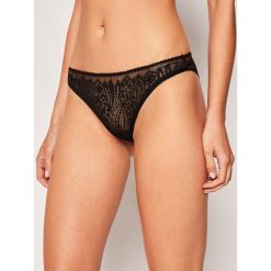 Figi brazylijskie Calvin Klein Underwear 000QF5881E. Czarne figi damskie Calvin Klein Underwear, xs, bez wzorów, z elastanu. W wyprzedaży za 129,00 zł.