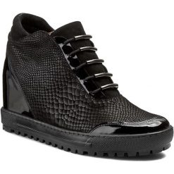 Sneakersy damskie: Sneakersy EKSBUT – 75-3880-B57/121/136 Czarny