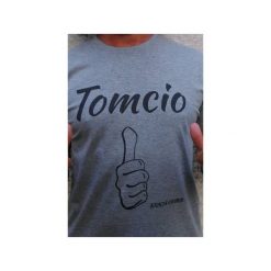 Tomcio Paluch (vol.2). Szare t-shirty męskie marki Kurdemol, xxl, bez wzorów, bez kołnierzyka. Za 85,00 zł.