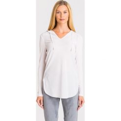 BLUZKA GLASSA Max Mara Leisure. Białe bluzki damskie Max Mara Leisure, l, z aplikacjami, z tkaniny, z kapturem, bez rękawów. Za 473,40 zł.