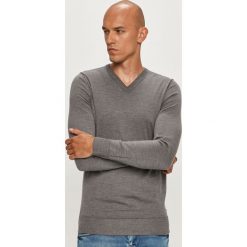 Strellson - Sweter. Szare swetry męskie Strellson, xl, bez wzorów, z bawełny, bez kołnierzyka, bez kaptura. Za 449,90 zł.