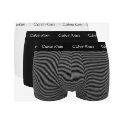 Calvin Klein 3-pack Bokserki Czarny Biały. Czarne bokserki męskie Calvin Klein, bez wzorów, z elastanu. Za 188,95 zł.