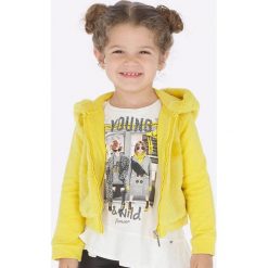 Mayoral - Bluza dziecięca 92-134 cm. Różowe bluzy dziewczęce Mayoral, bez wzorów, z elastanu, bez rękawów, z kapturem. Za 129,90 zł.