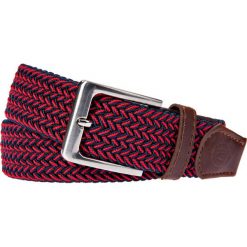 Pasek Czerwony Pleciony Braid. Czerwone paski męskie marki LANCERTO, w paski, z bawełny, casualowe. Za 89,90 zł.