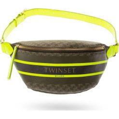 NERKA twinset. Brązowe nerki damskie Twinset, w paski, z nadrukiem, bez dodatków. Za 471,20 zł.