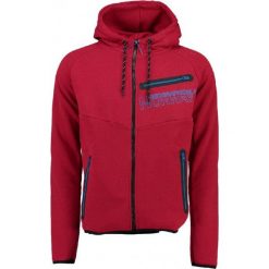 Bluzy męskie: Geographical Norway Bluza Męska Goltan Xl Czerwony