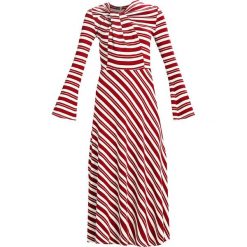 Długie sukienki: Finery London MERIVALE STRIPE DRESS Długa sukienka red