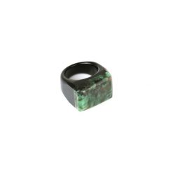 InspiRING Szmaragd Agat rozmiar 15. Zielone pierścionki damskie Brazi druse jewelry, z agatem. Za 370,00 zł.