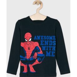 Name it - Longsleeve dziecięcy Spider Man 80-110 cm. Niebieskie t-shirty chłopięce Name it, z nadrukiem, z elastanu, z długim rękawem. W wyprzedaży za 44,90 zł.